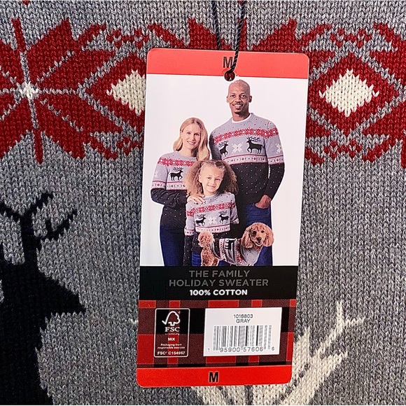 Chaps Men's Crewneck Family Holiday Christmas Sweater - Picture 6 of 7